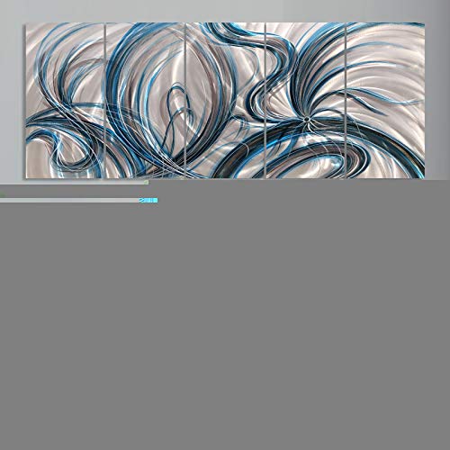 Abstract Metal Wall Art, Contemporary Decorative Sculpture for Living Room or Home Decor
