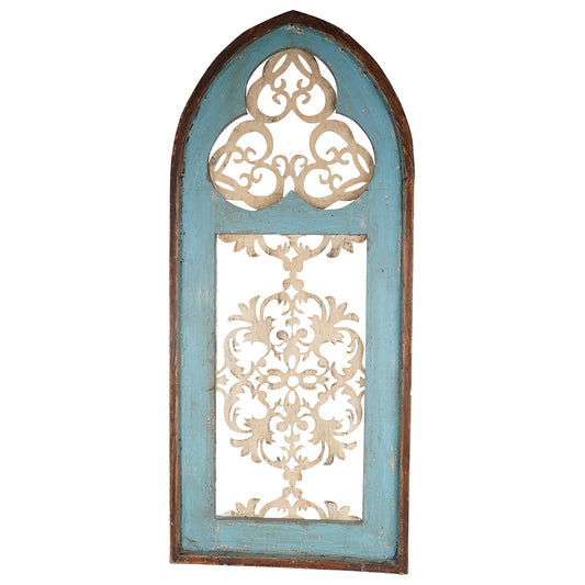 Architectural Window Metal Wall Art, Decorative Wall Sculpture for Home or Office